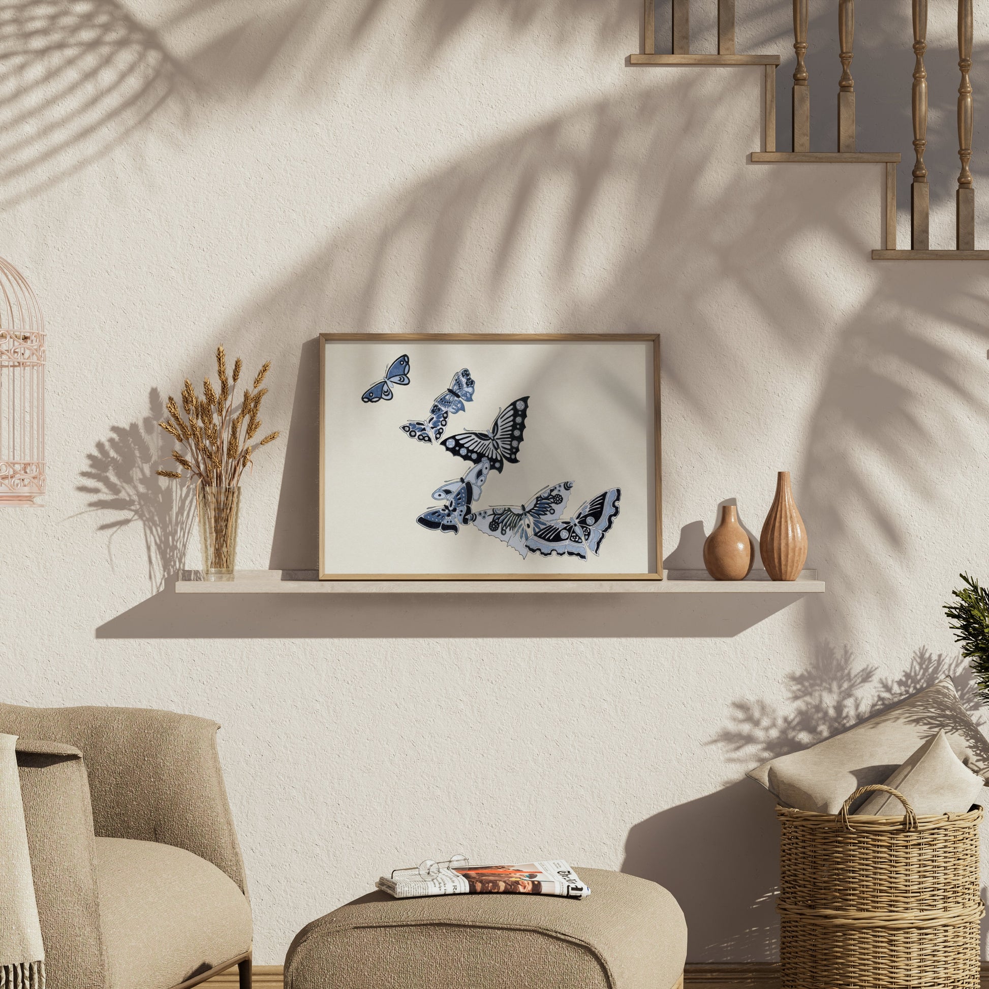 Premium Poster of Beautiful Artistic Butterfly Collection Posters