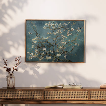 Premium Poster of Beautiful Blossom Branches in Vintage Art Style Posters