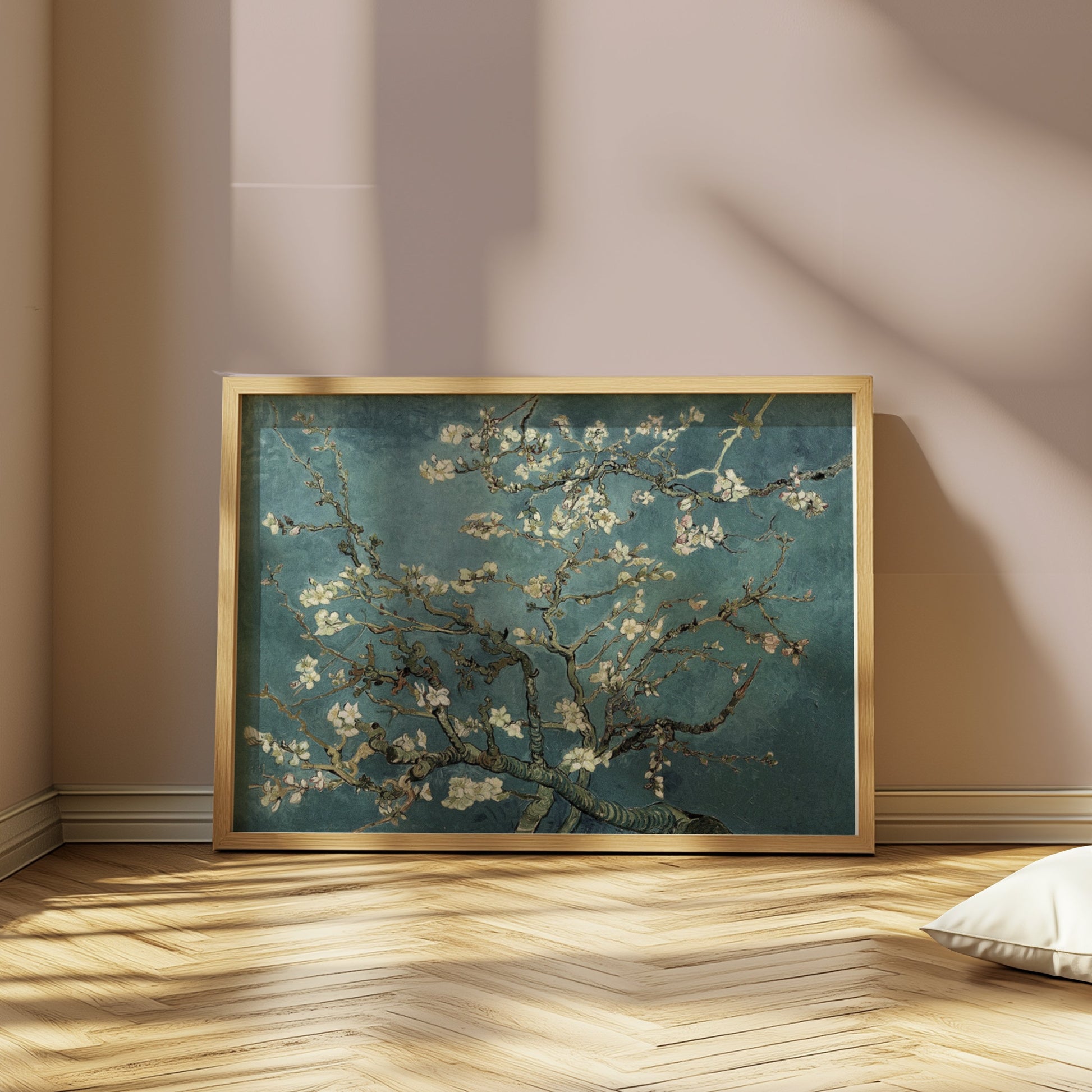 Premium Poster of Beautiful Blossom Branches in Vintage Art Style Posters