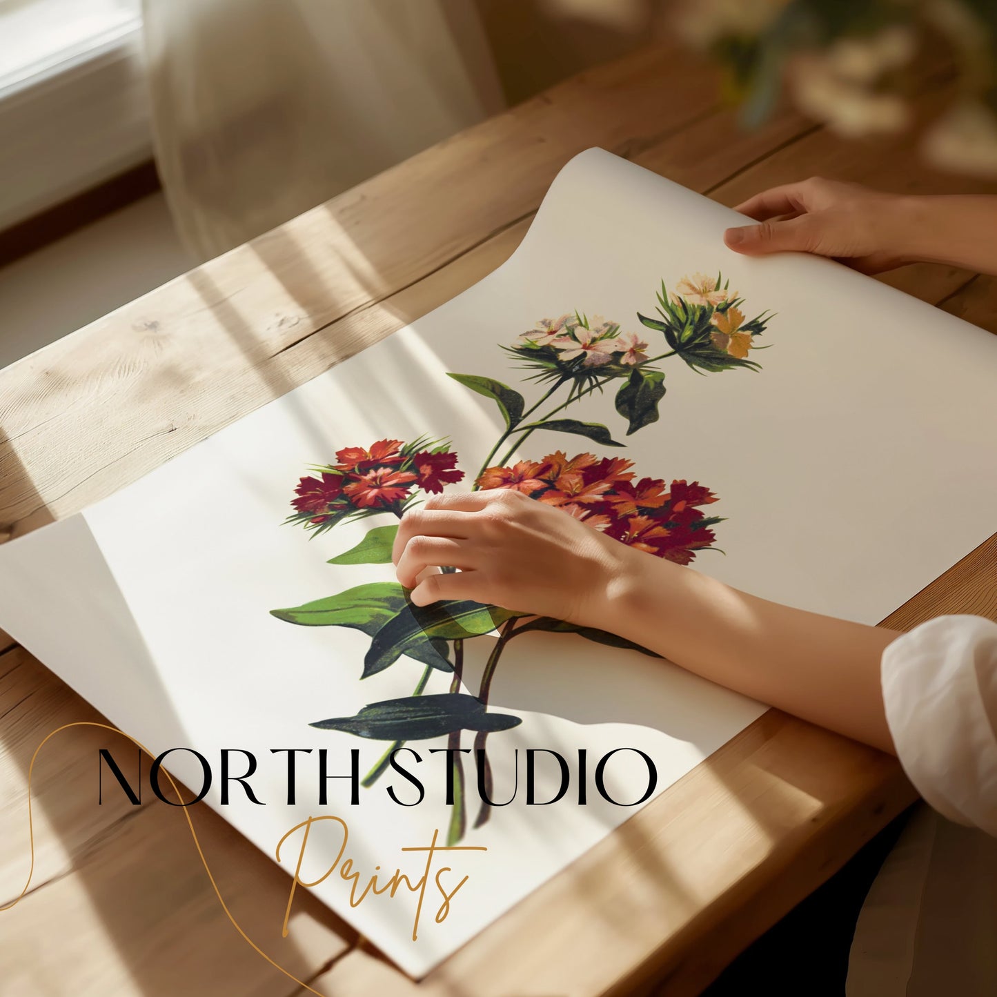 Premium Poster of Beautiful Botanical Floral Print Art for Home Decor Posters