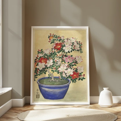 Premium Poster of Beautiful Botanical Japanese Art Flowering Plant Posters