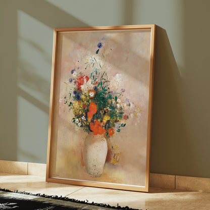 Premium Poster of Beautiful Bouquet in Vase Stunning Artistic Wall Decor Posters