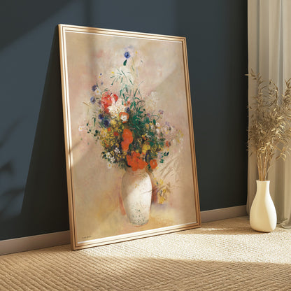 Premium Poster of Beautiful Bouquet in Vase Stunning Artistic Wall Decor Posters