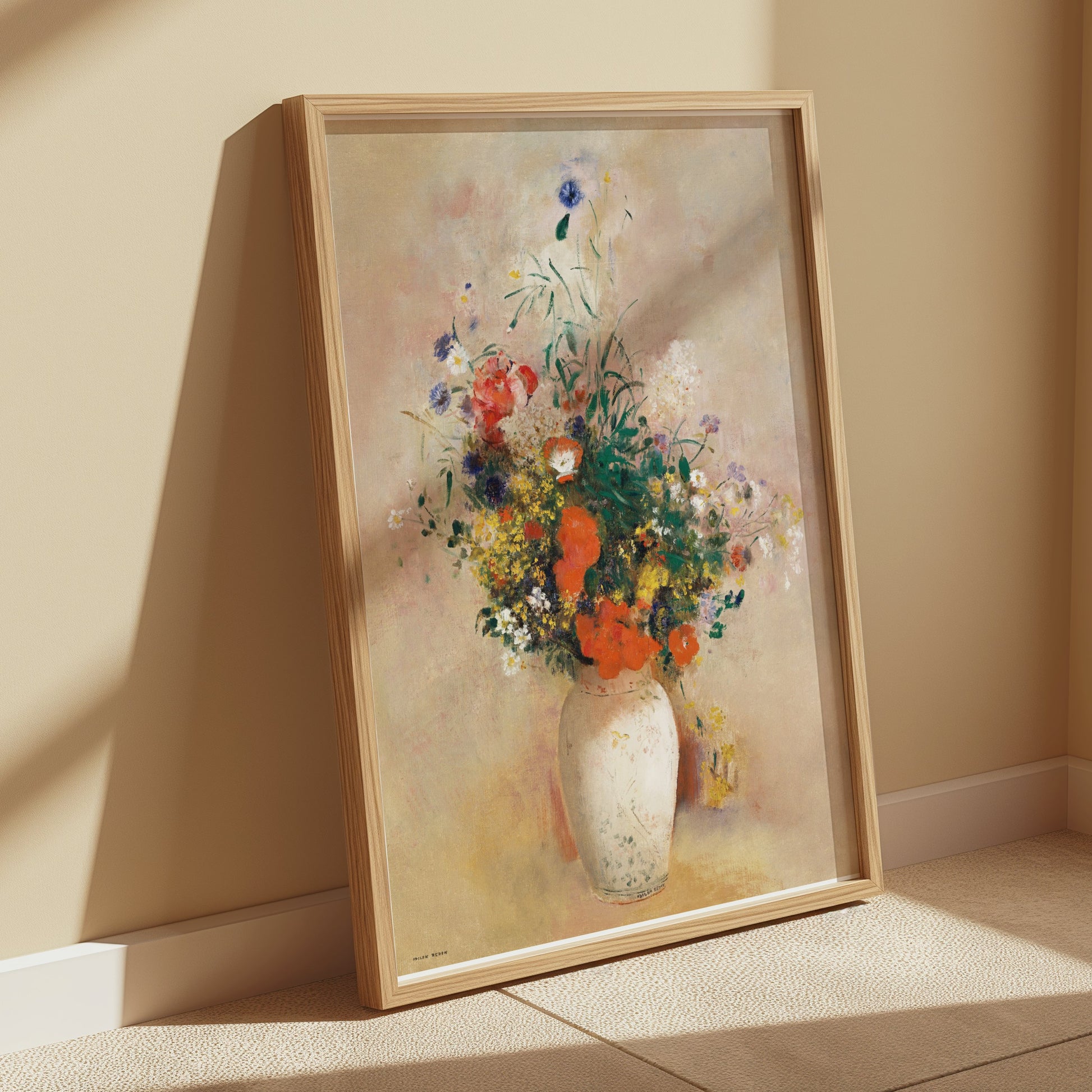 Premium Poster of Beautiful Bouquet in Vase Stunning Artistic Wall Decor Posters