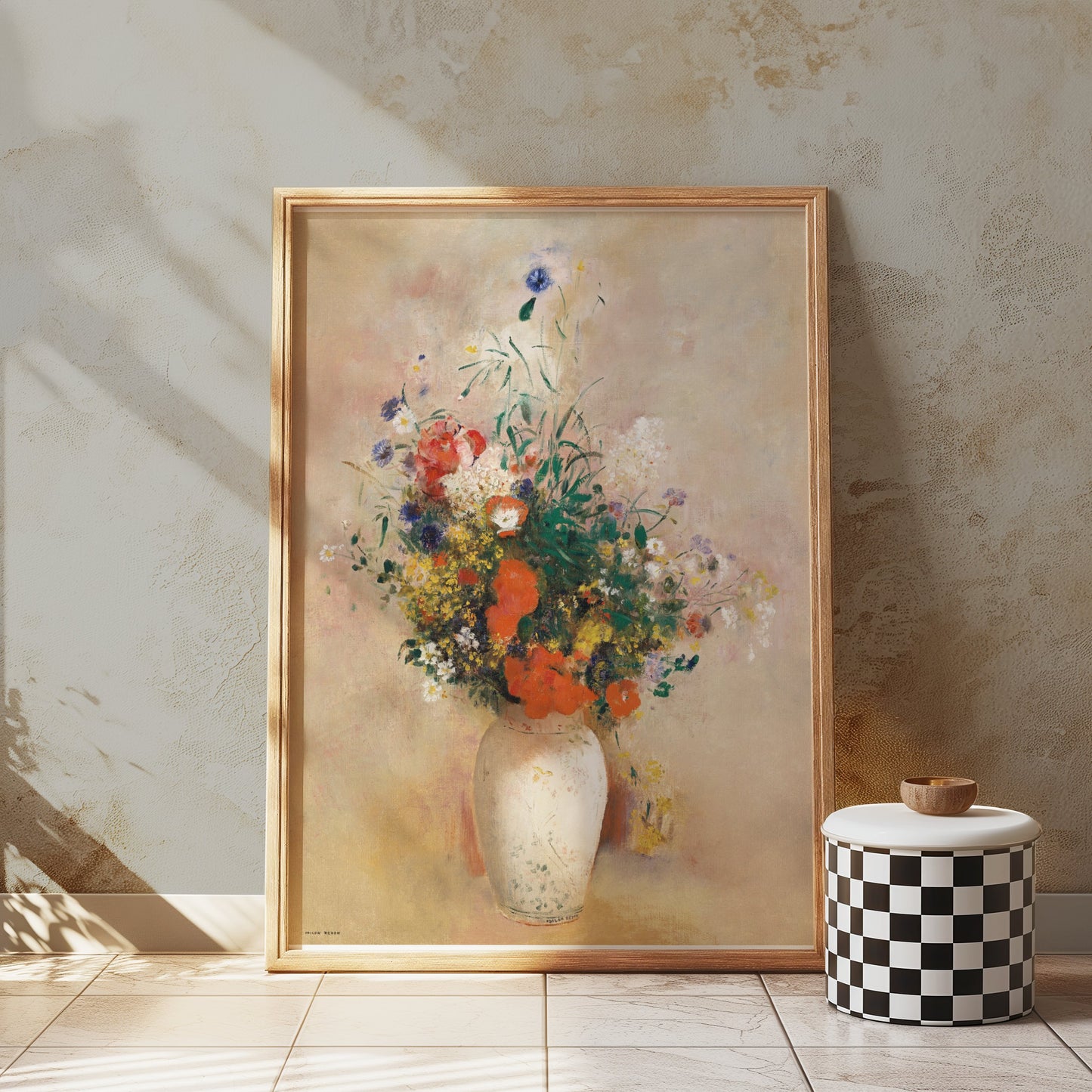 Premium Poster of Beautiful Bouquet in Vase Stunning Artistic Wall Decor Posters