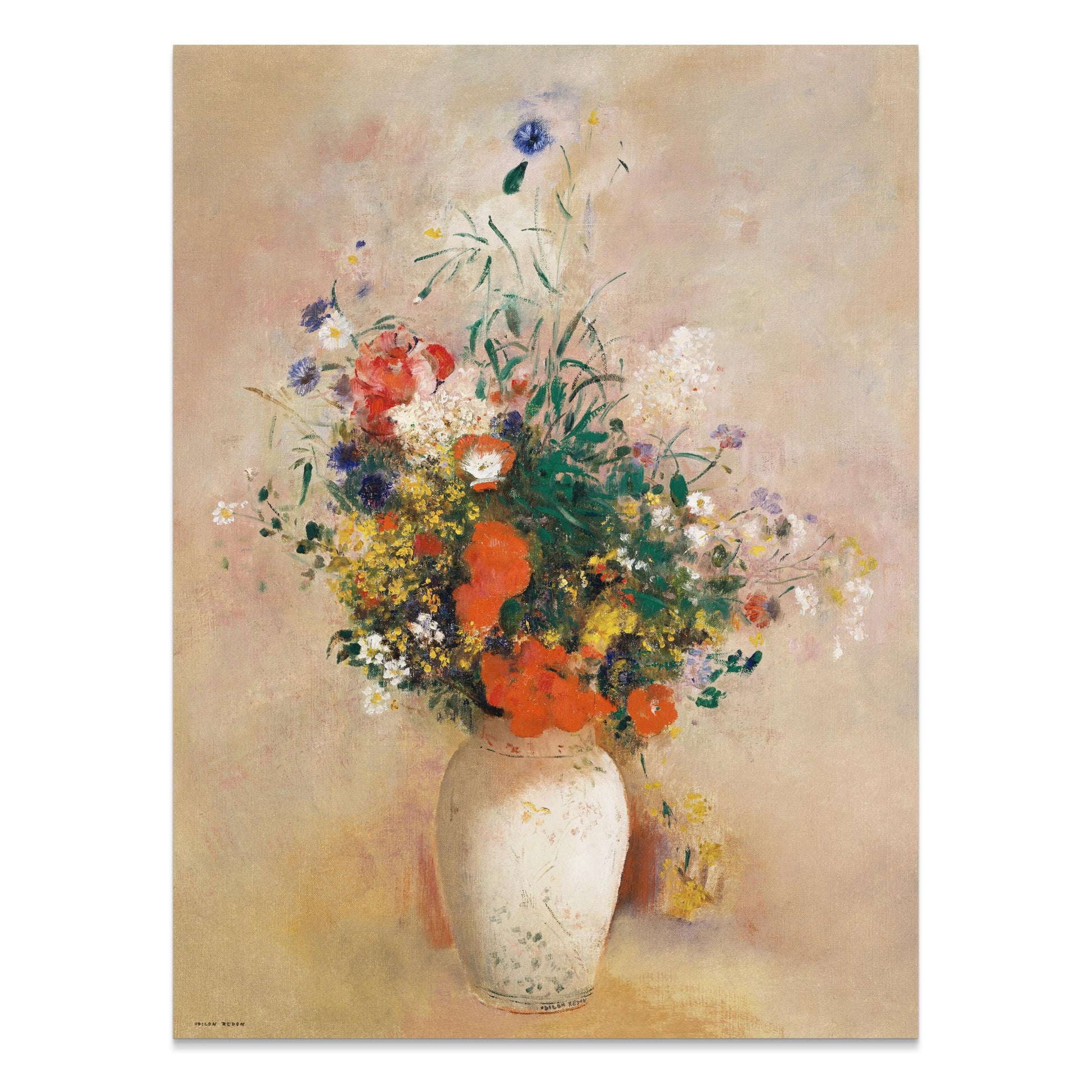 Premium Poster of Beautiful Bouquet in Vase Stunning Artistic Wall Decor Posters