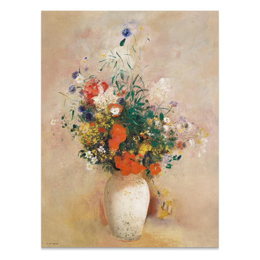 Premium Poster of Beautiful Bouquet in Vase Stunning Artistic Wall Decor Posters