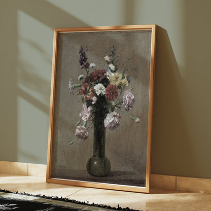 Premium Poster of Beautiful Bouquet of Flowers In Vase Wall Art Posters