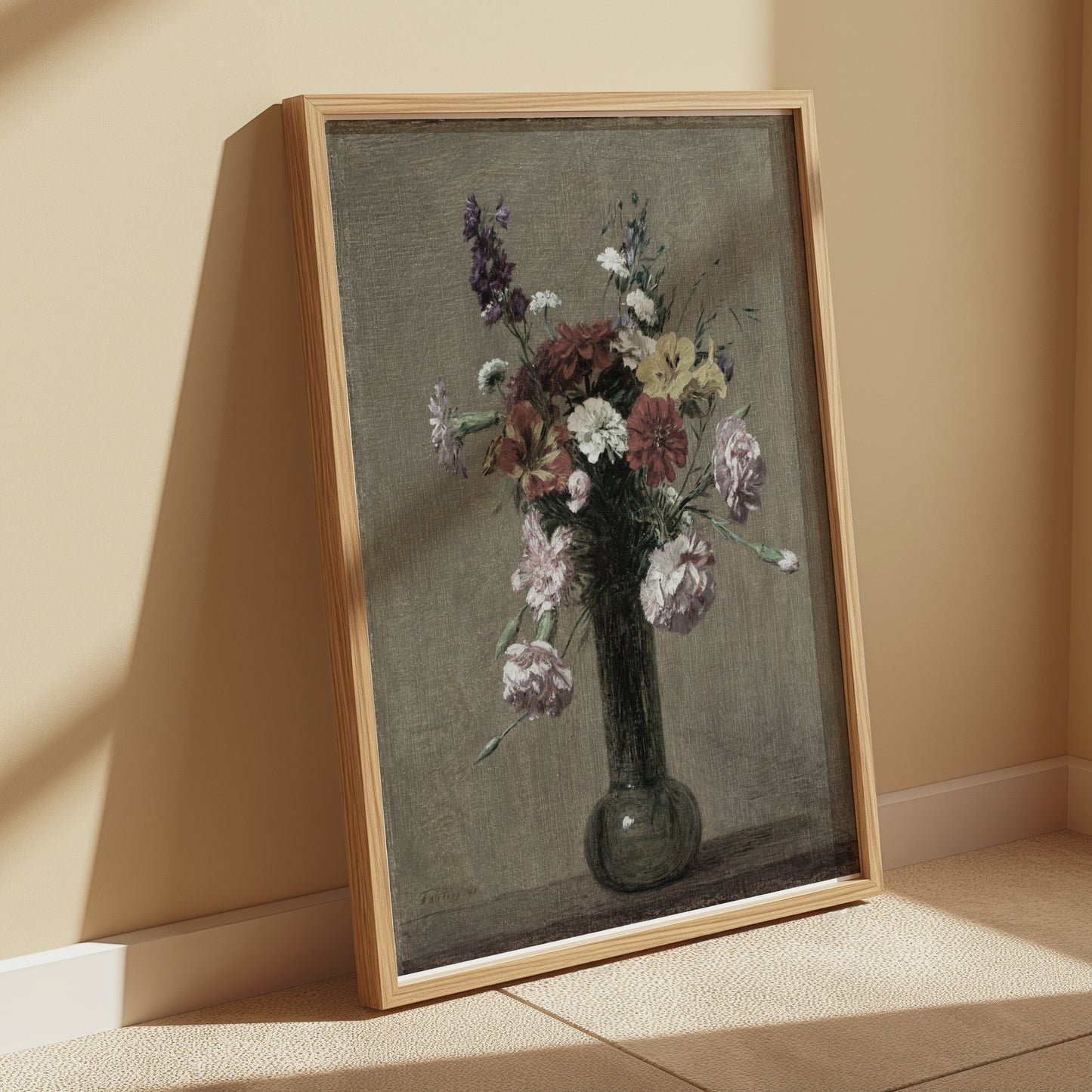 Premium Poster of Beautiful Bouquet of Flowers In Vase Wall Art Posters