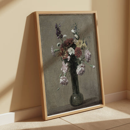 Premium Poster of Beautiful Bouquet of Flowers In Vase Wall Art Posters