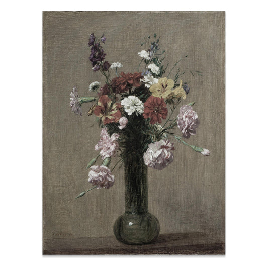 Premium Poster of Beautiful Bouquet of Flowers In Vase Wall Art Posters