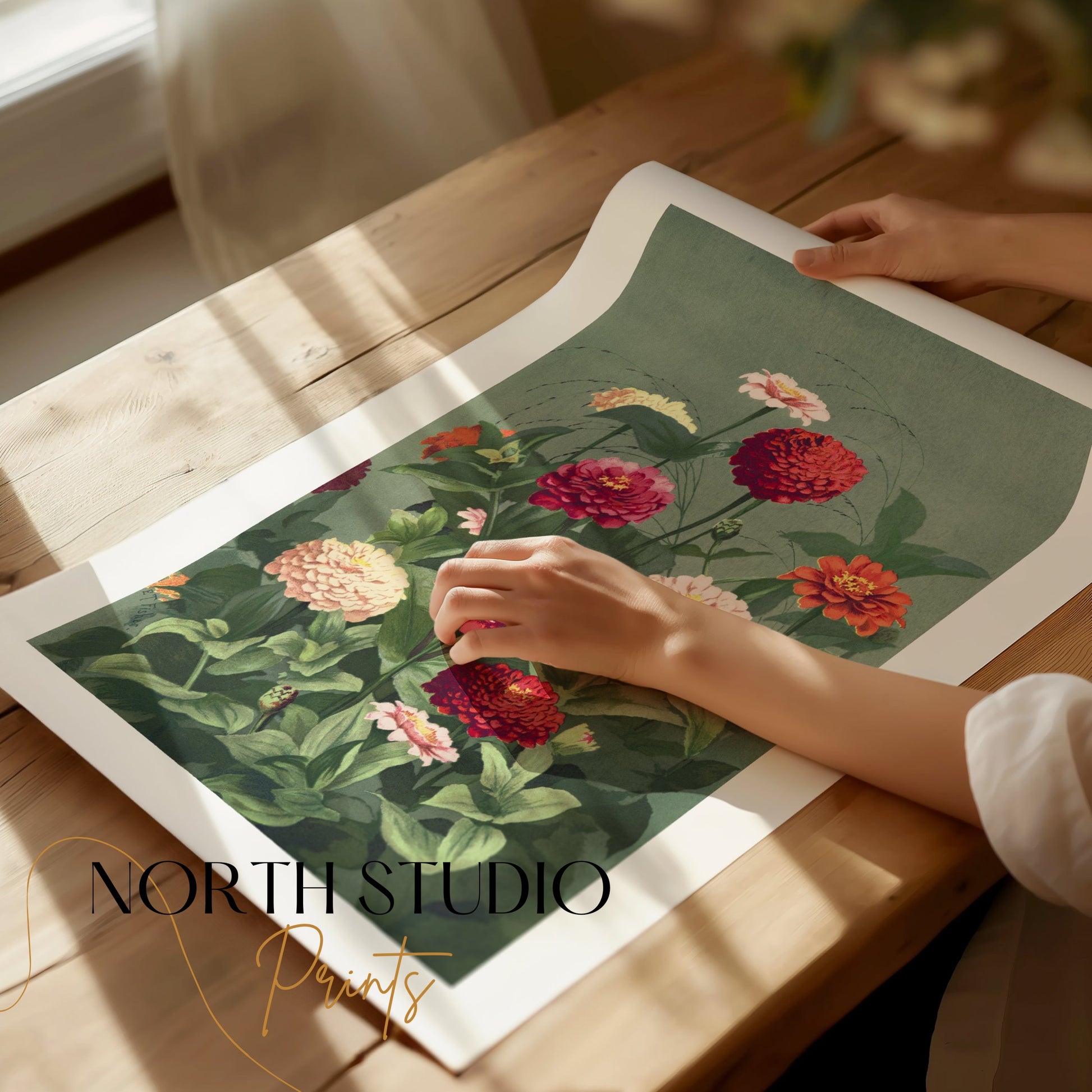 Premium Poster of Beautiful Colorful Flower Bouquet Art Print Posters