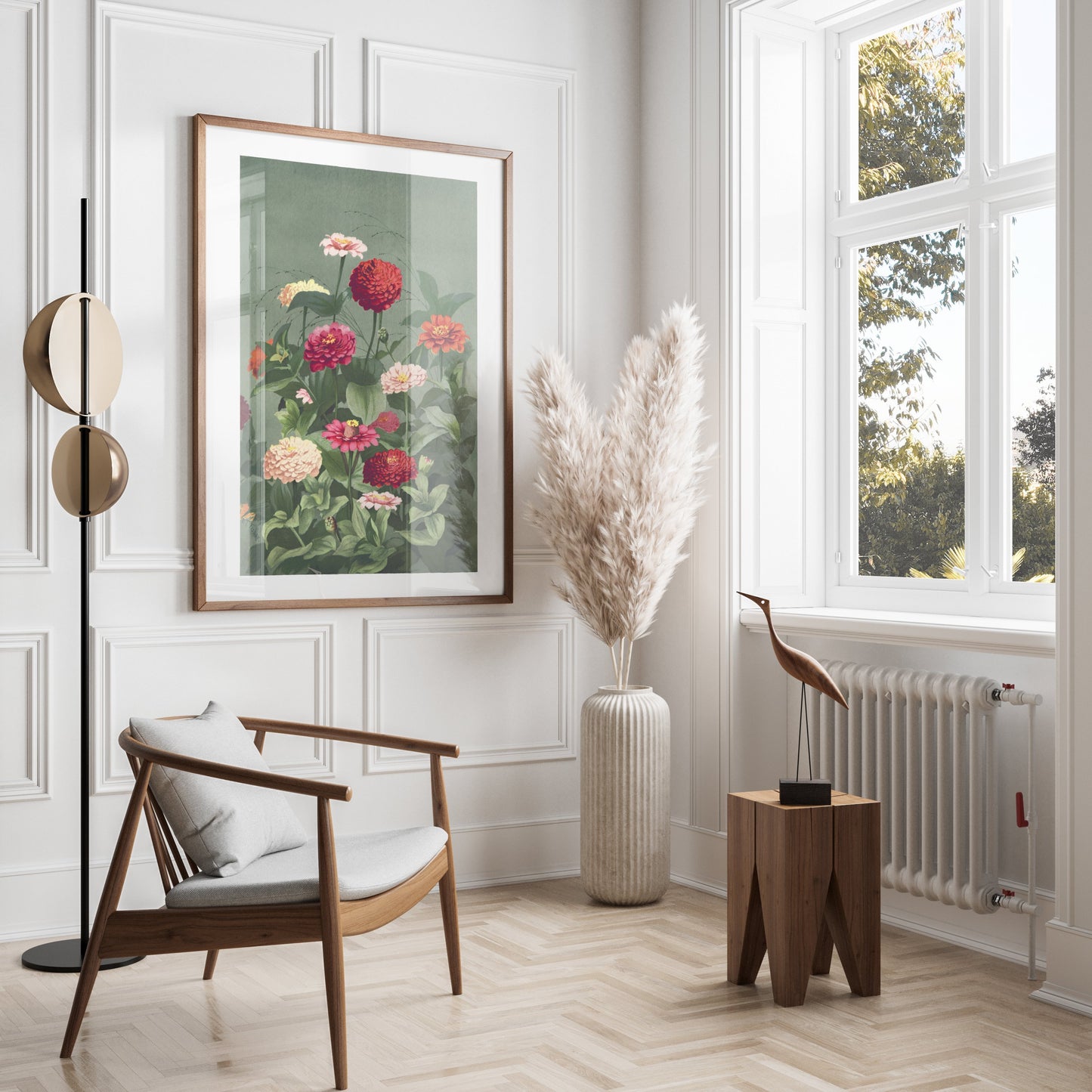 Premium Poster of Beautiful Colorful Flower Bouquet Art Print Posters