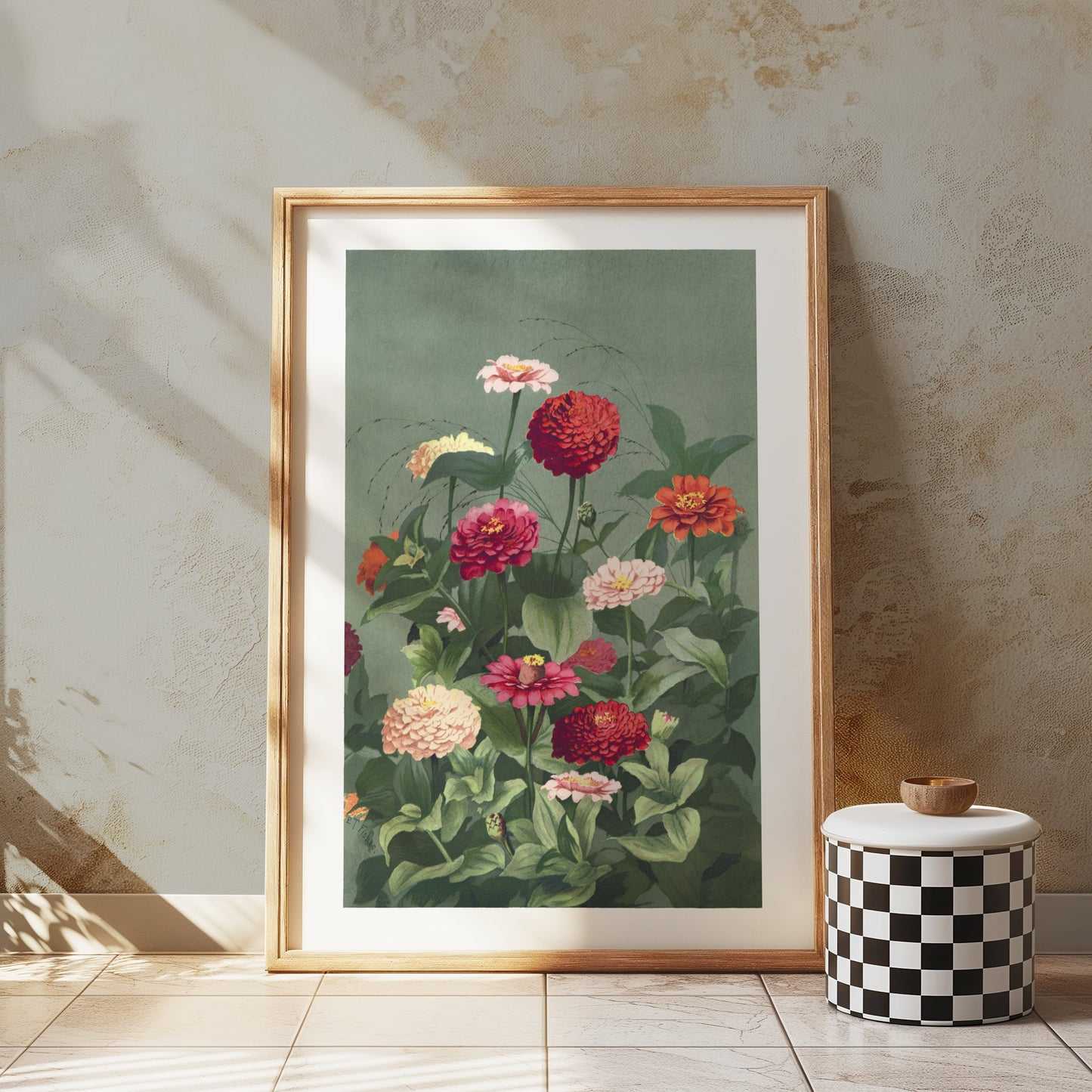 Premium Poster of Beautiful Colorful Flower Bouquet Art Print Posters