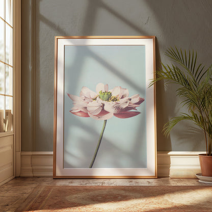 Premium Poster of Beautiful Detailed Flower With Pastel Background Posters