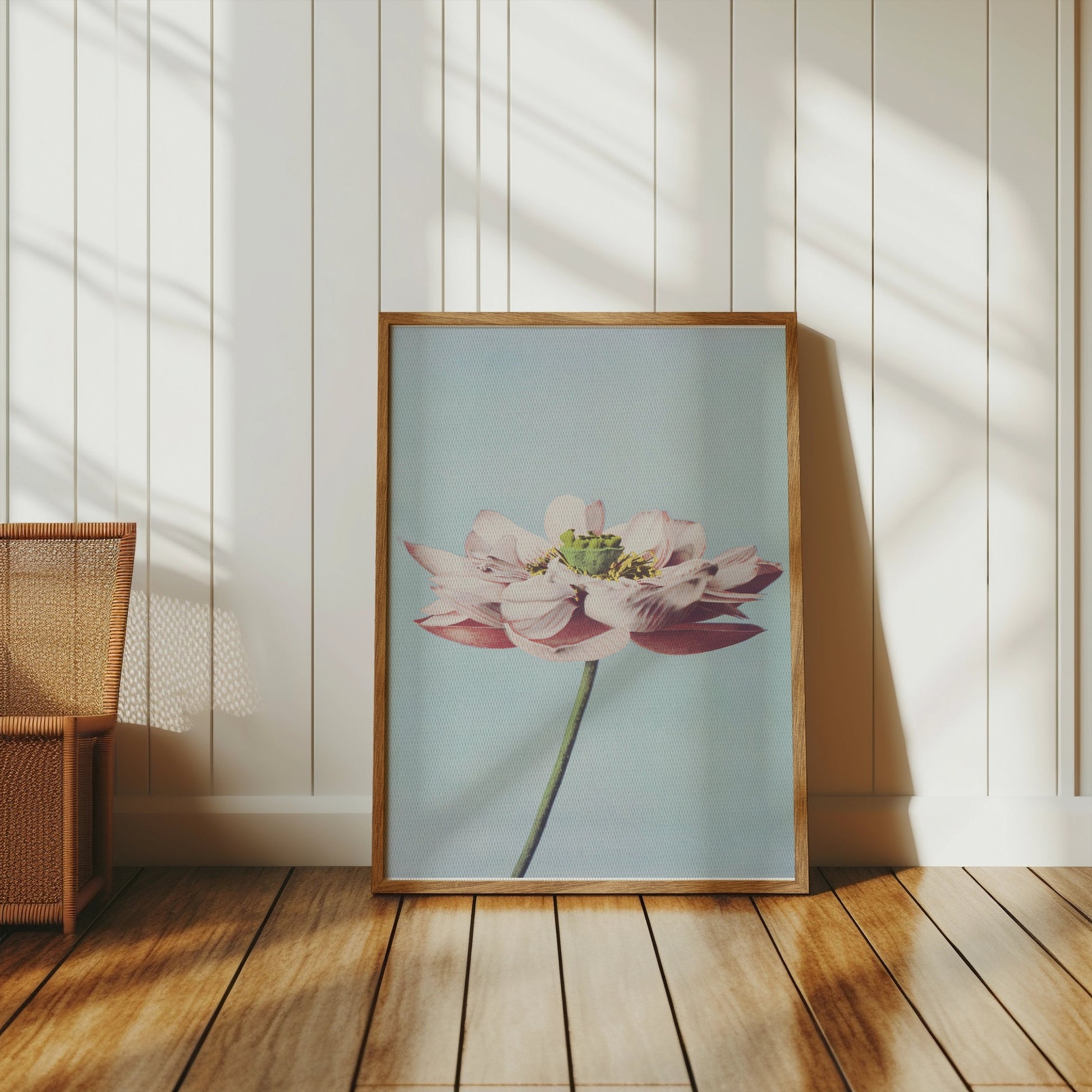 Premium Poster of Beautiful Detailed Flower With Pastel Background Posters