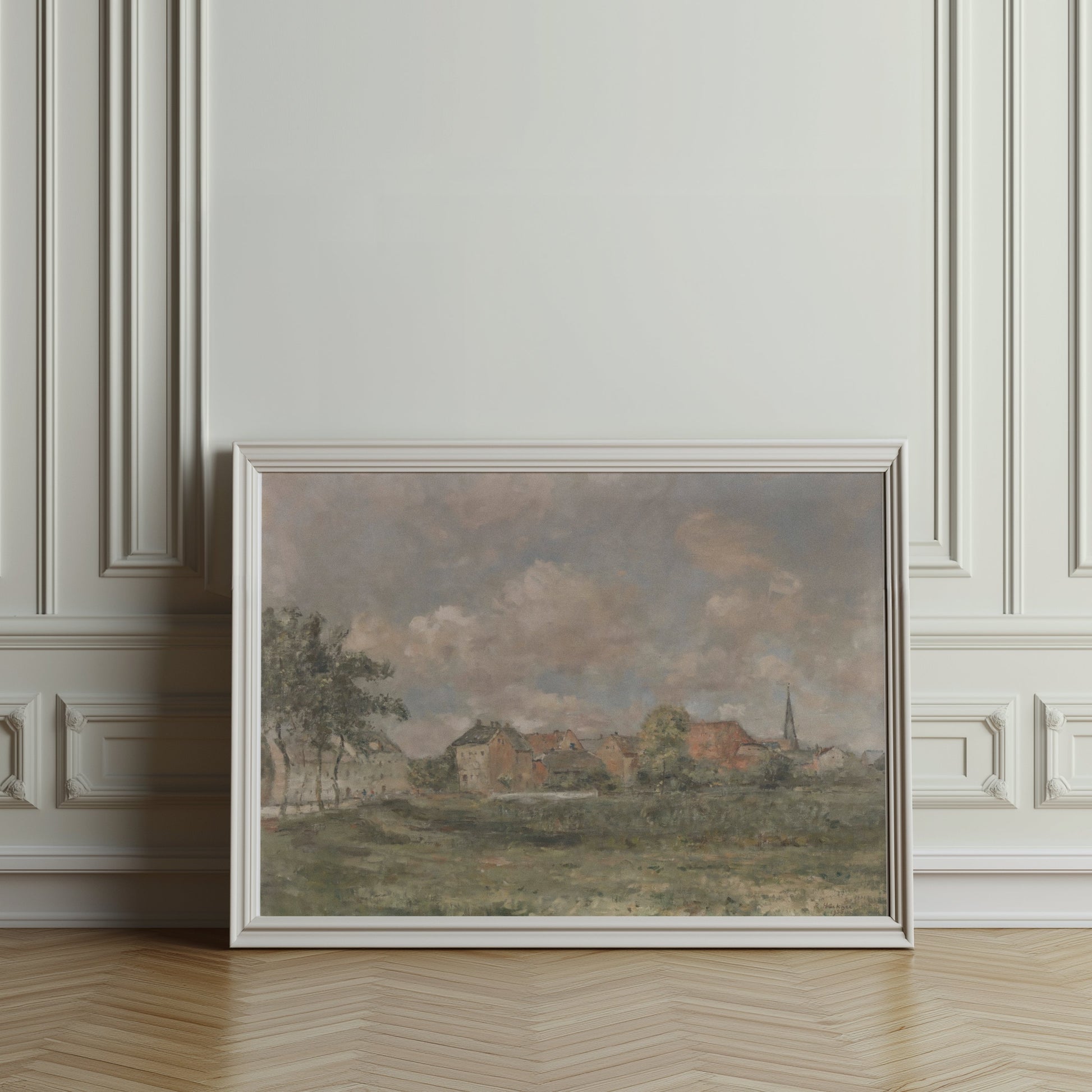 Premium Poster of Beautiful European Countryside Landscape Art Posters