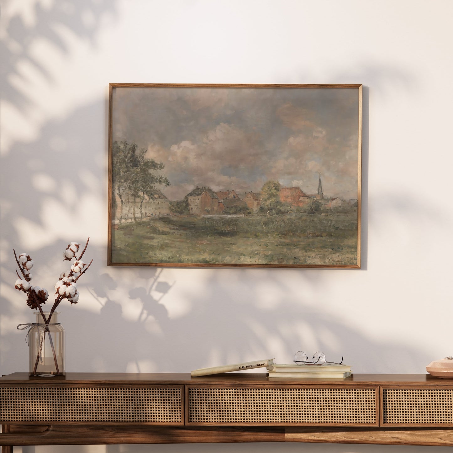 Premium Poster of Beautiful European Countryside Landscape Art Posters