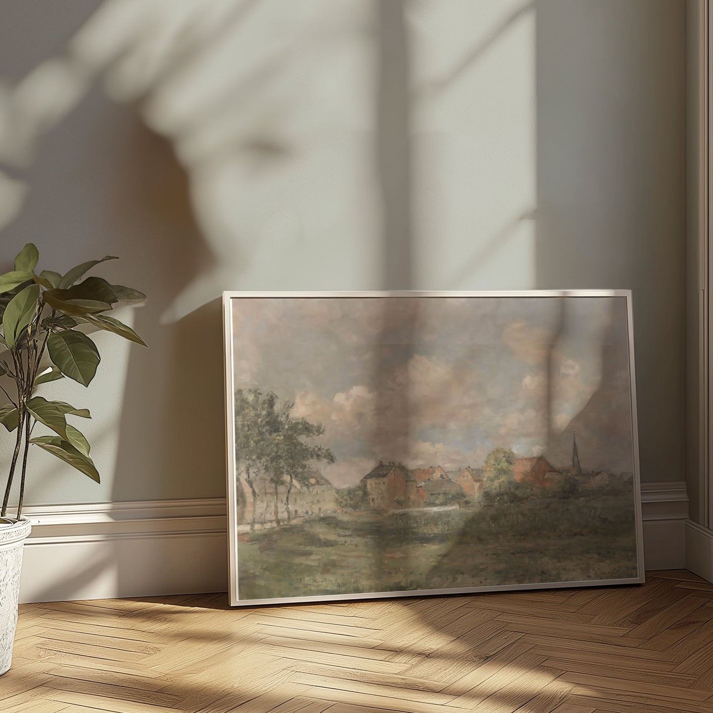 Premium Poster of Beautiful European Countryside Landscape Art Posters