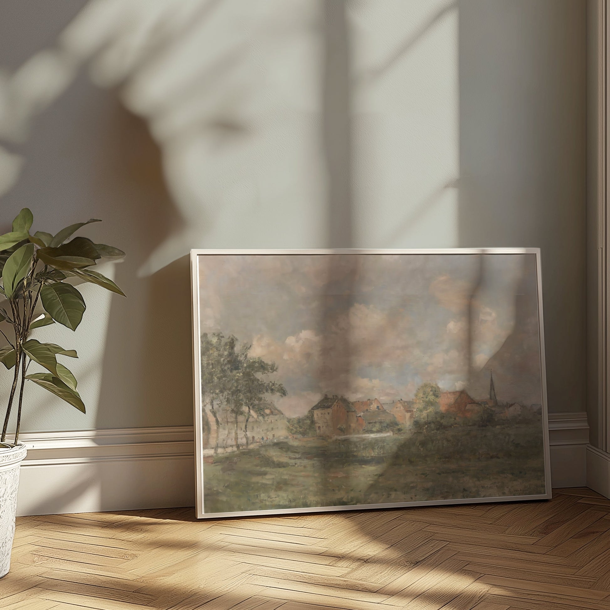 Premium Poster of Beautiful European Countryside Landscape Art Posters