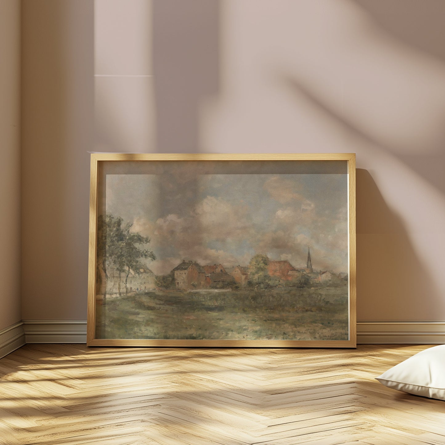Premium Poster of Beautiful European Countryside Landscape Art Posters