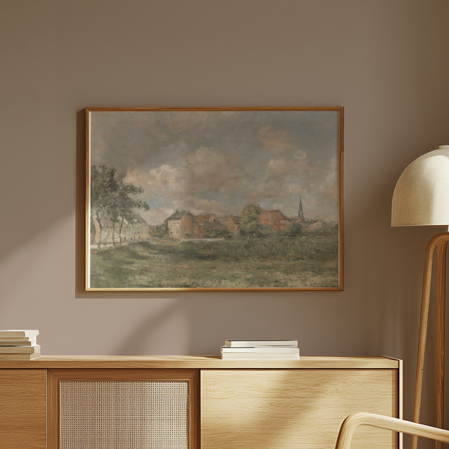 Premium Poster of Beautiful European Countryside Landscape Art Posters