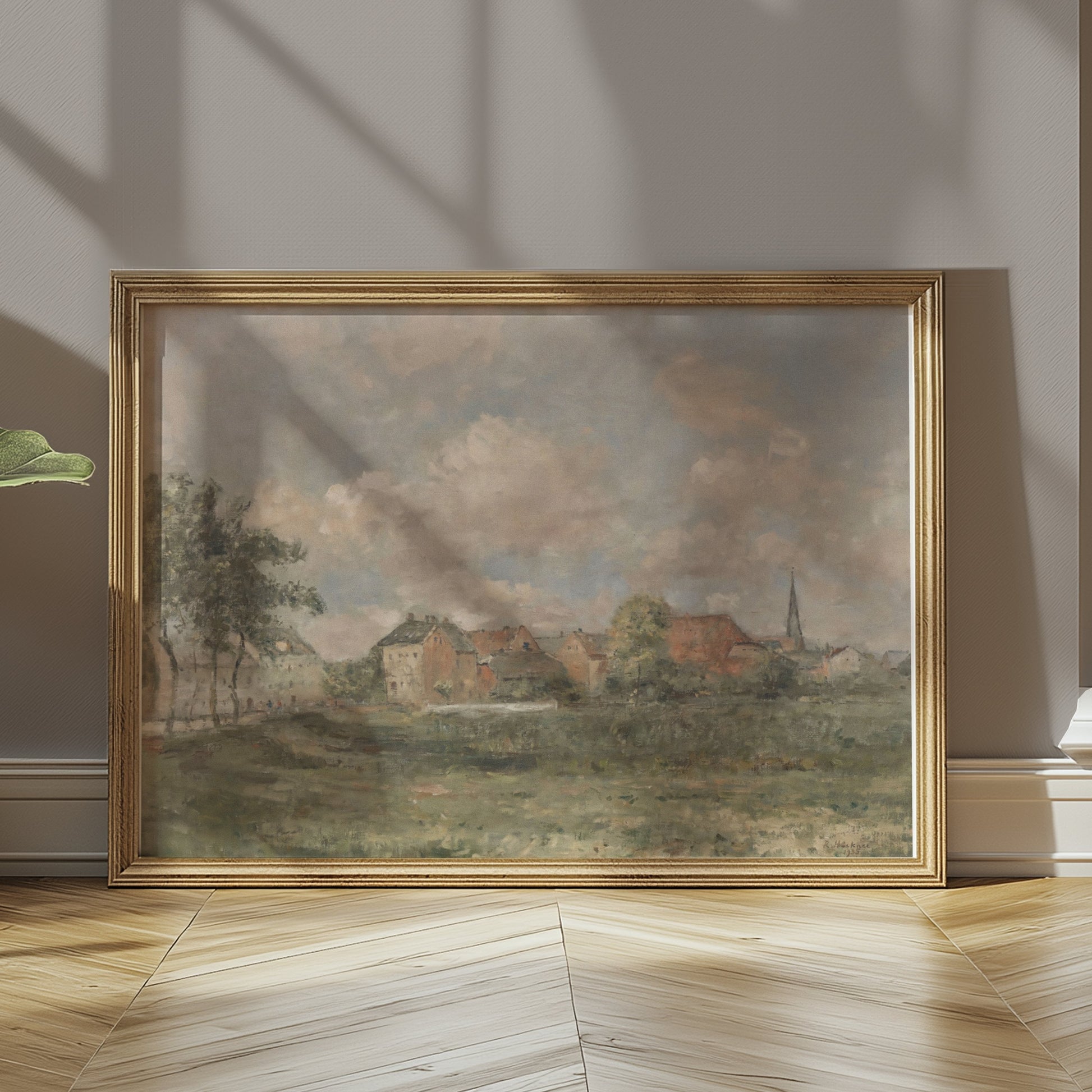 Premium Poster of Beautiful European Countryside Landscape Art Posters