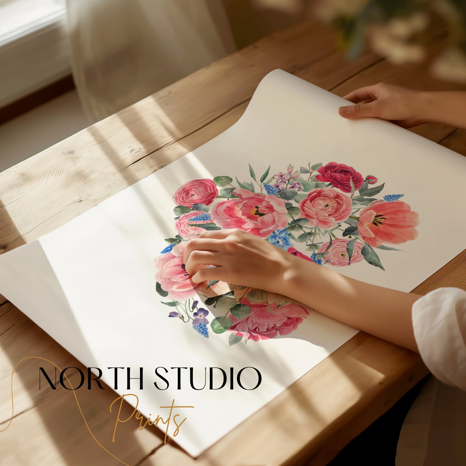 Premium Poster of Beautiful Floral Arrangement Art Print Posters