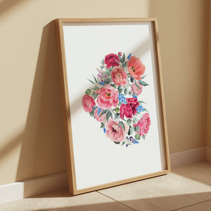 Premium Poster of Beautiful Floral Arrangement Art Print Posters