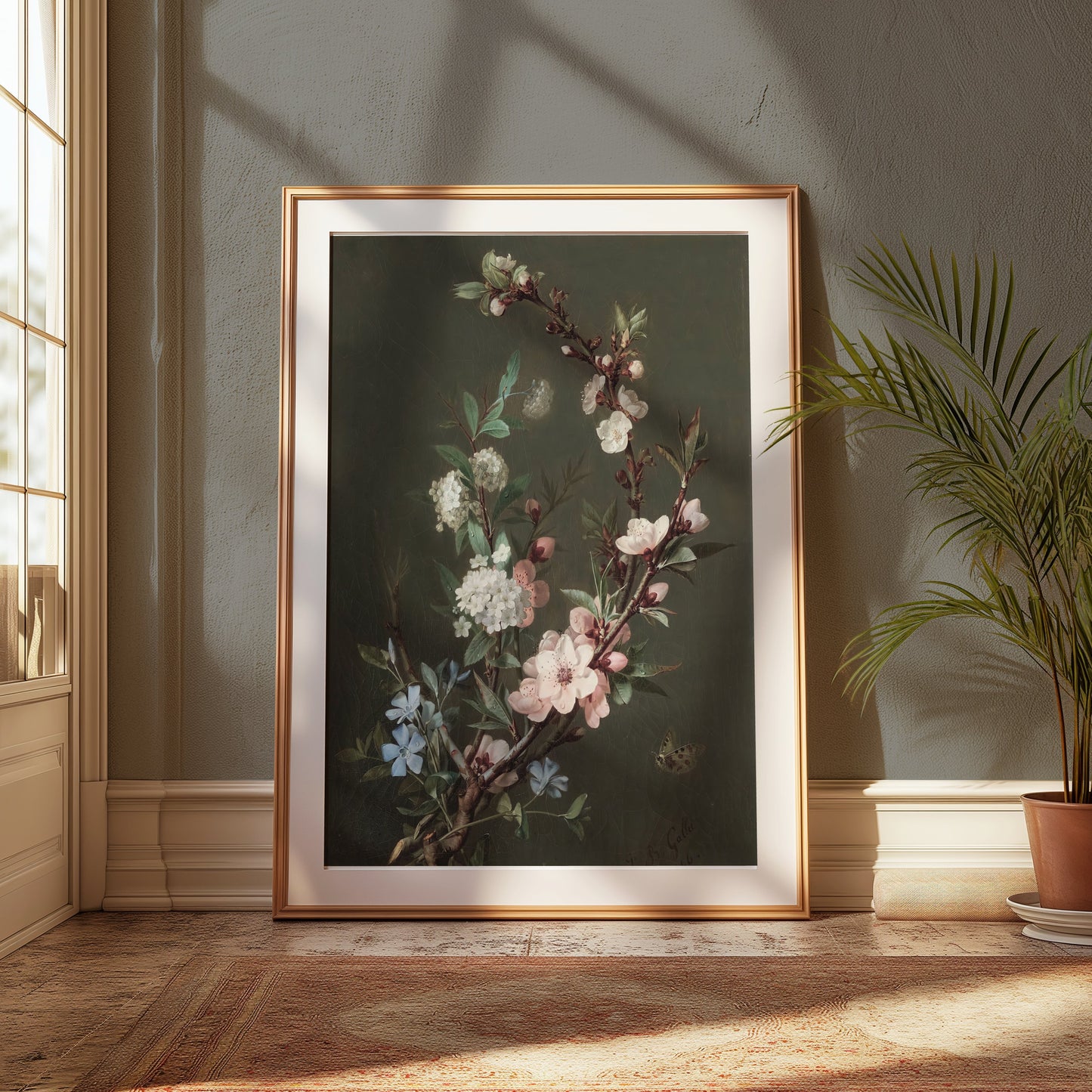 Premium Poster of Beautiful Floral Arrangement Painting Art Print Posters