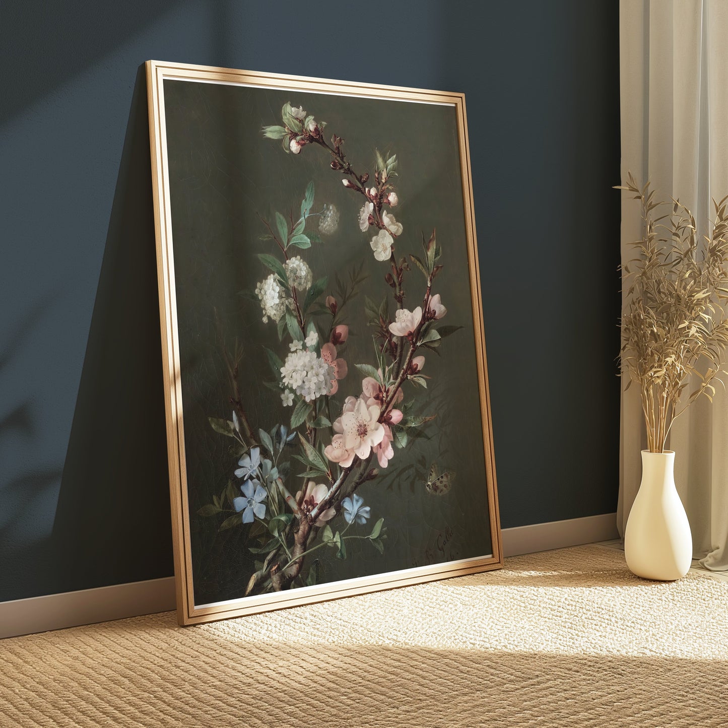 Premium Poster of Beautiful Floral Arrangement Painting Art Print Posters