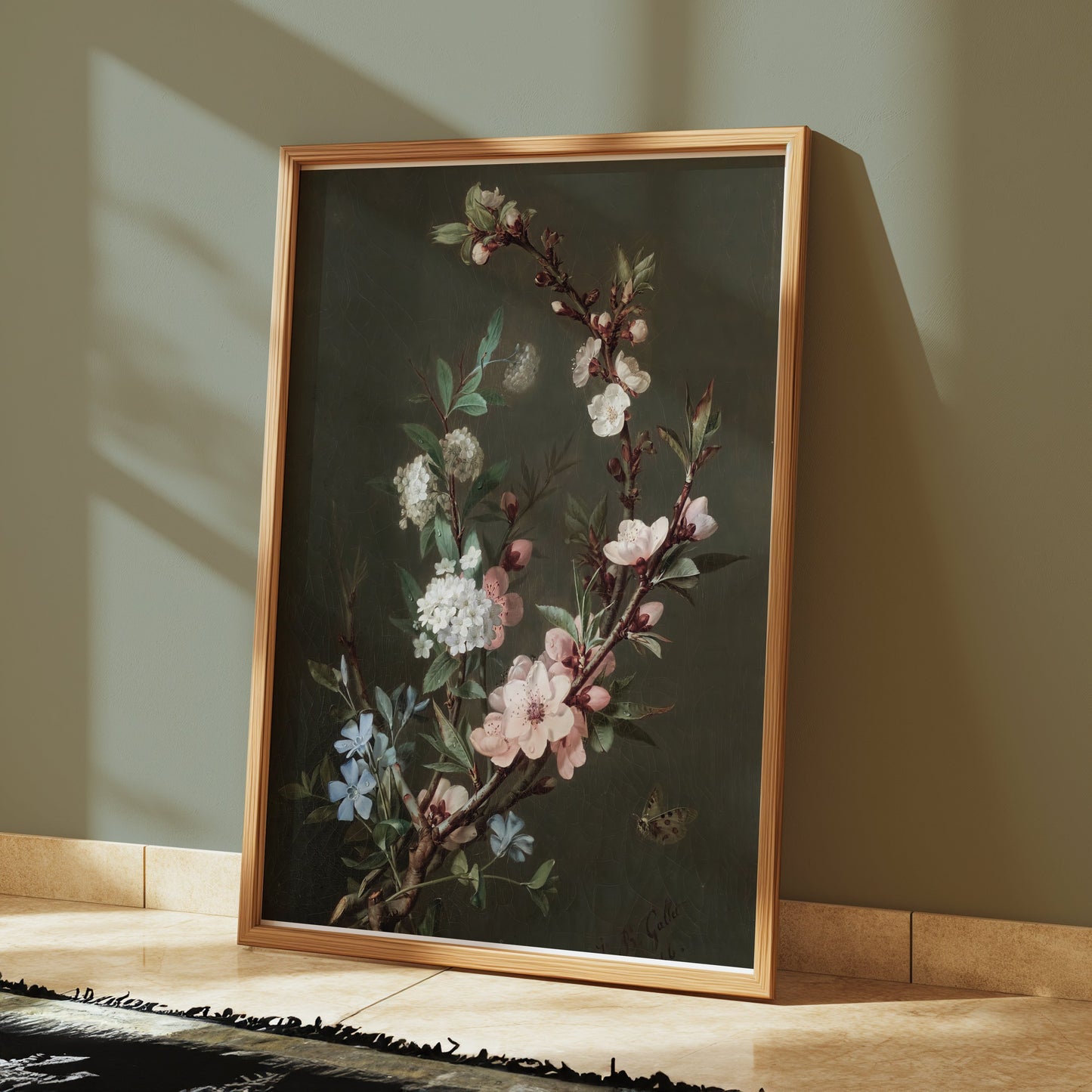 Premium Poster of Beautiful Floral Arrangement Painting Art Print Posters