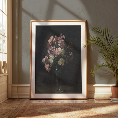 Premium Poster of Beautiful Floral Arrangement in Vase Art Print Posters