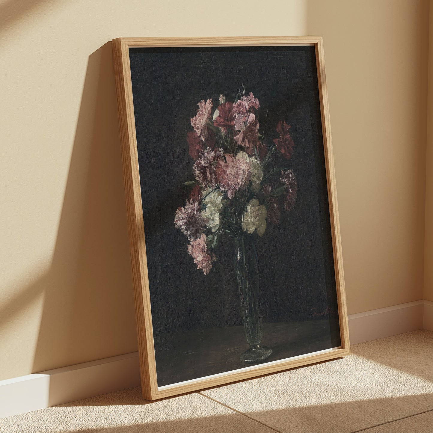Premium Poster of Beautiful Floral Arrangement in Vase Art Print Posters