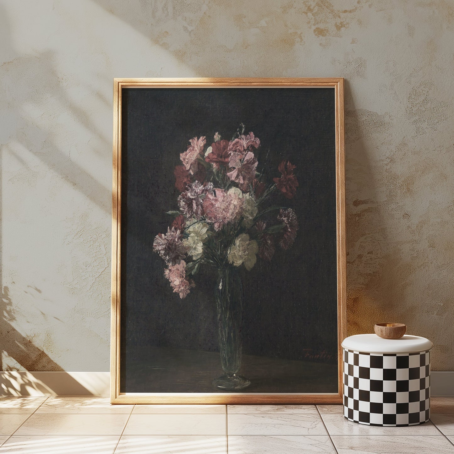 Premium Poster of Beautiful Floral Arrangement in Vase Art Print Posters