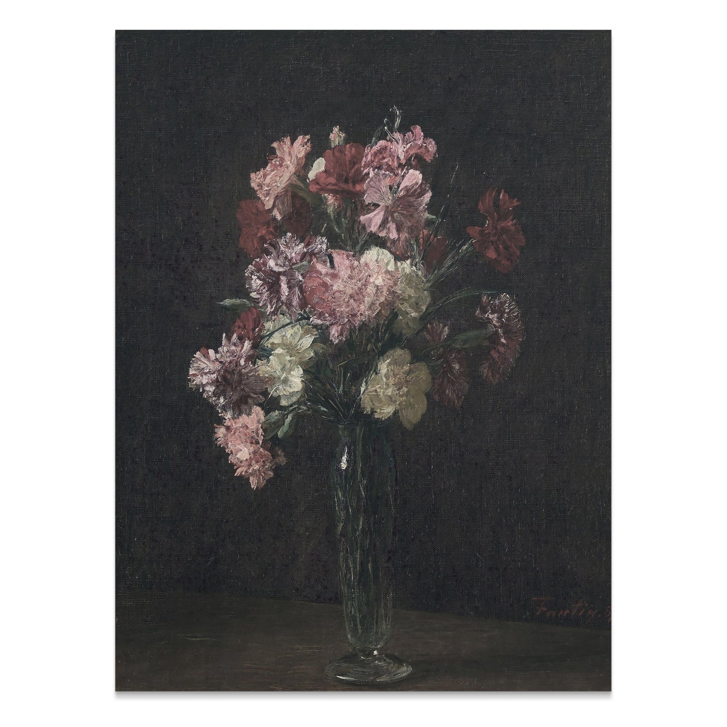 Premium Poster of Beautiful Floral Arrangement in Vase Art Print Posters