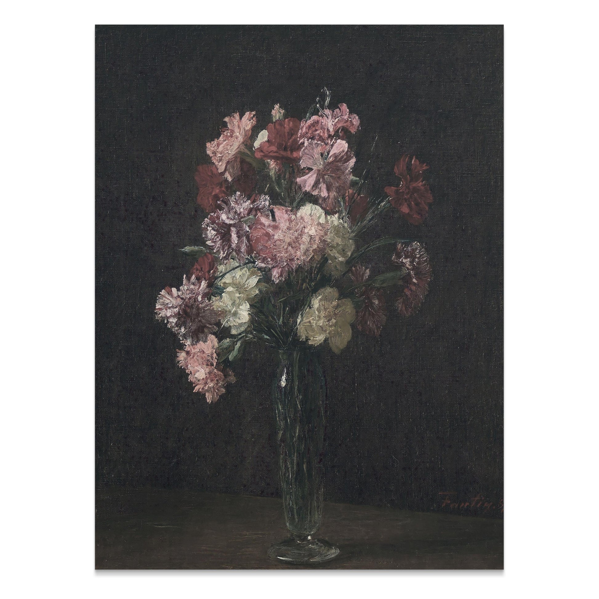 Premium Poster of Beautiful Floral Arrangement in Vase Art Print Posters
