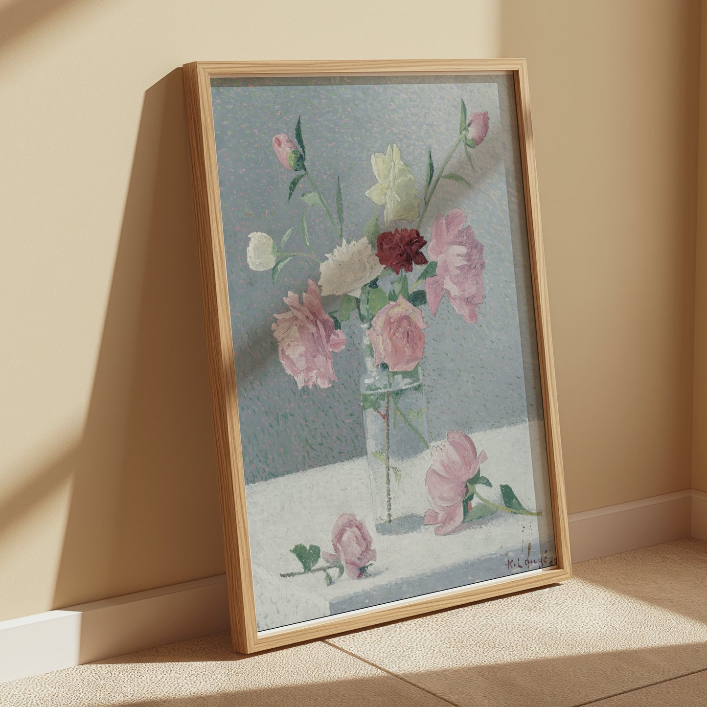 Premium Poster of Beautiful Floral Arrangement in Vase Artwork Posters