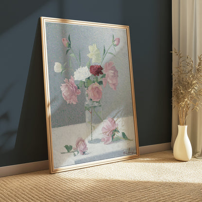 Premium Poster of Beautiful Floral Arrangement in Vase Artwork Posters