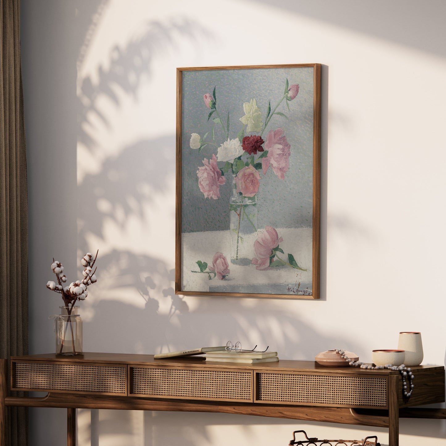 Premium Poster of Beautiful Floral Arrangement in Vase Artwork Posters
