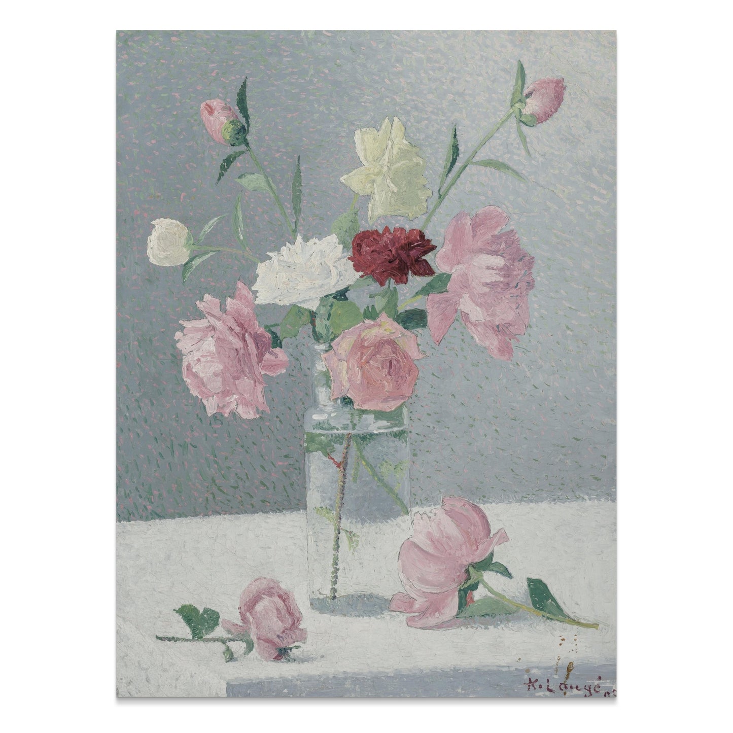 Premium Poster of Beautiful Floral Arrangement in Vase Artwork Posters