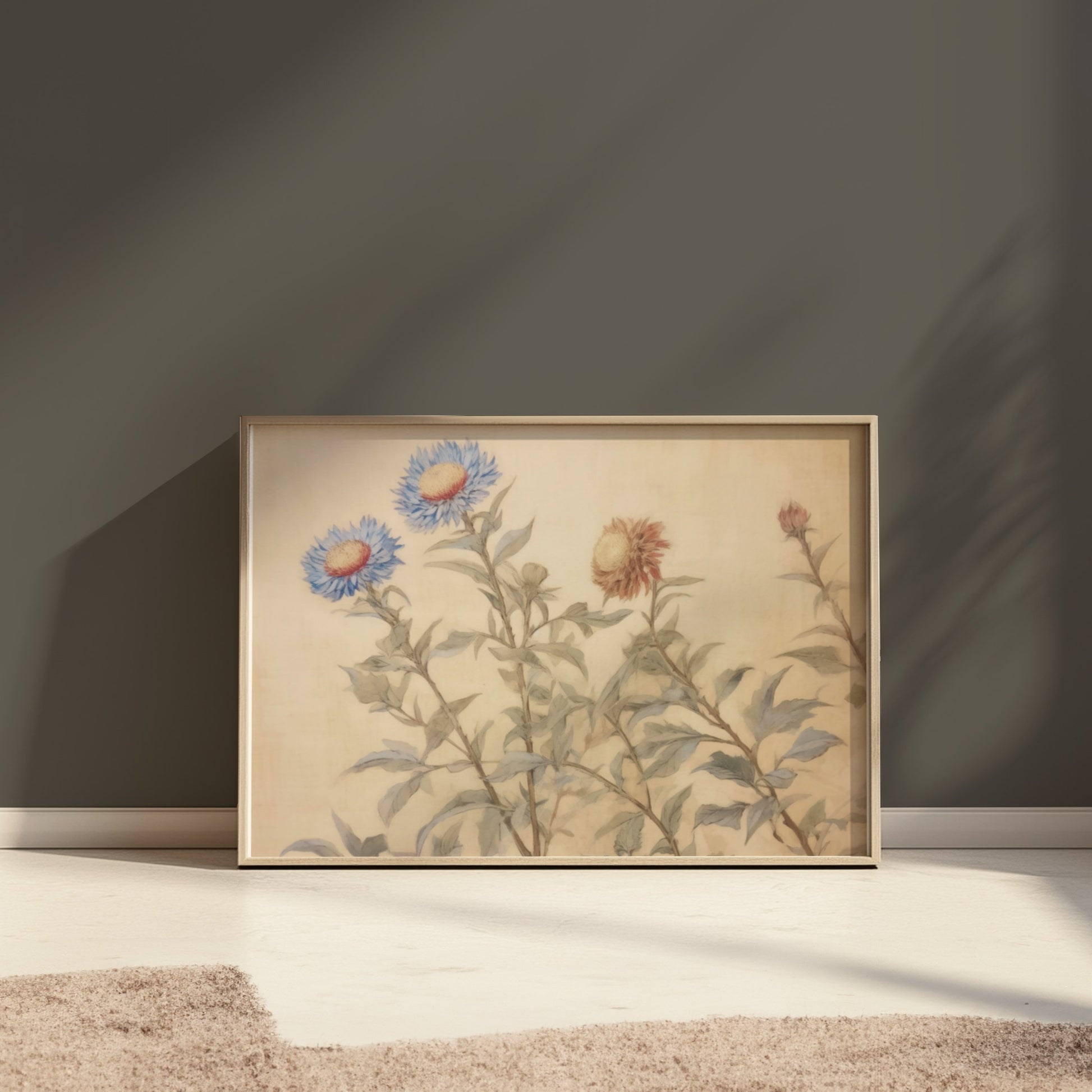 Premium Poster of Beautiful Floral Art Landscape Poster Decor Posters