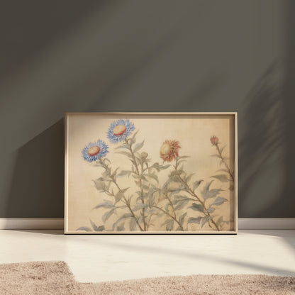 Premium Poster of Beautiful Floral Art Landscape Poster Decor Posters