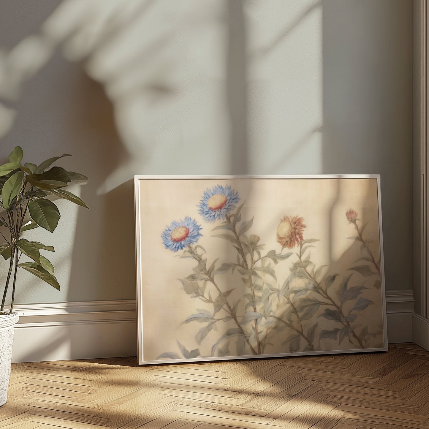 Premium Poster of Beautiful Floral Art Landscape Poster Decor Posters
