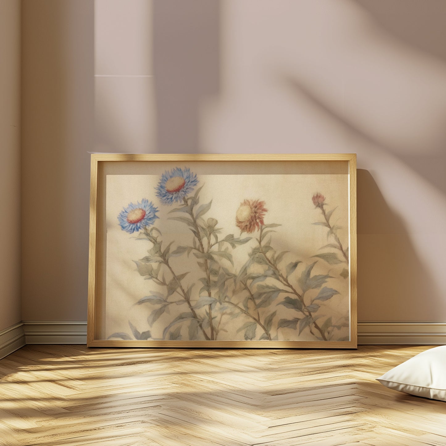 Premium Poster of Beautiful Floral Art Landscape Poster Decor Posters