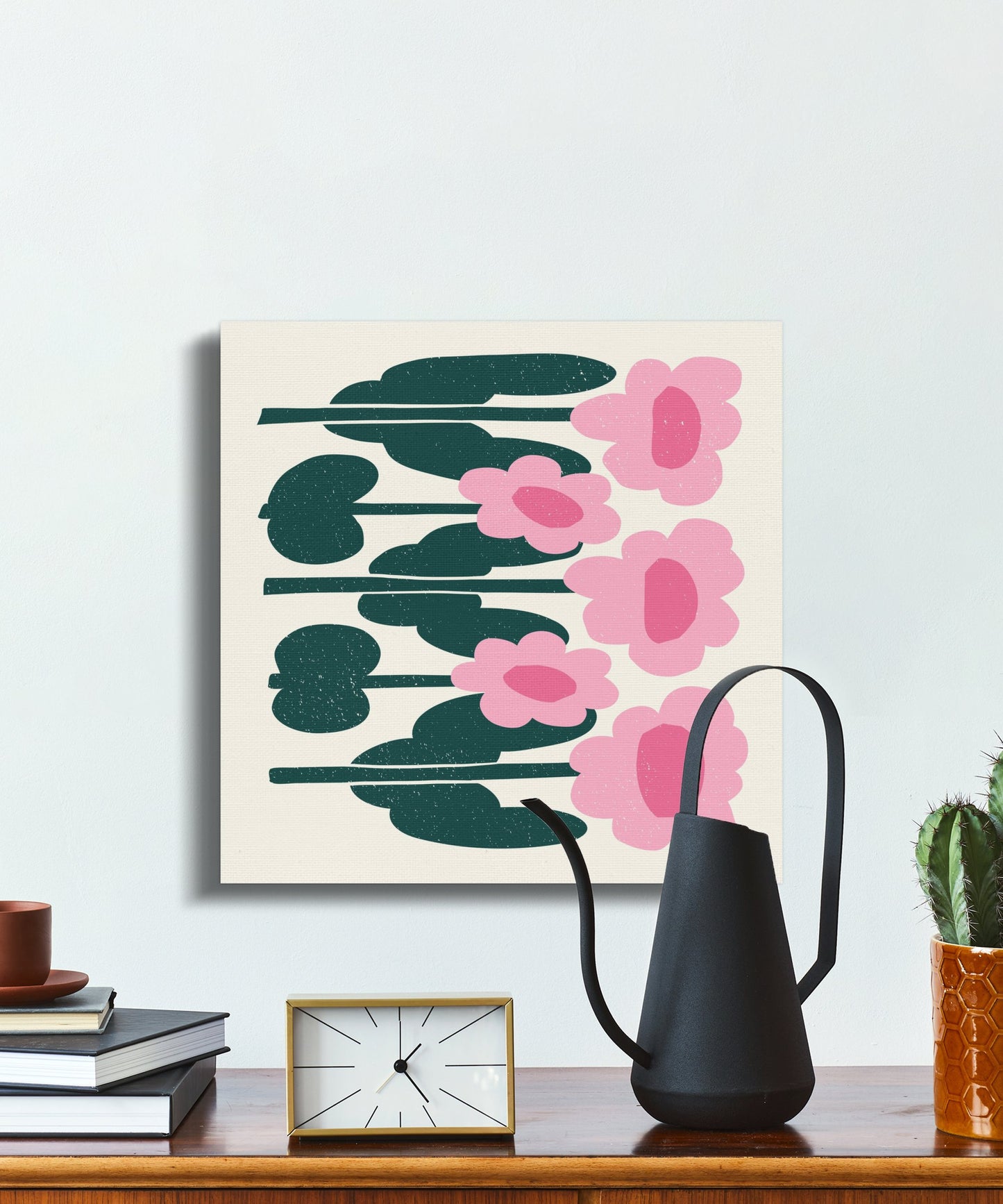 Premium Poster of Beautiful Floral Artwork for Vibrant Homes Canvas Wraps