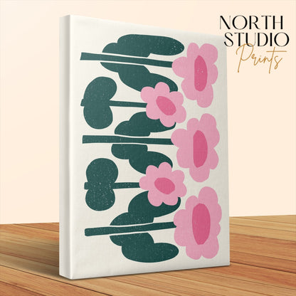 Premium Poster of Beautiful Floral Artwork for Vibrant Homes Canvas Wraps
