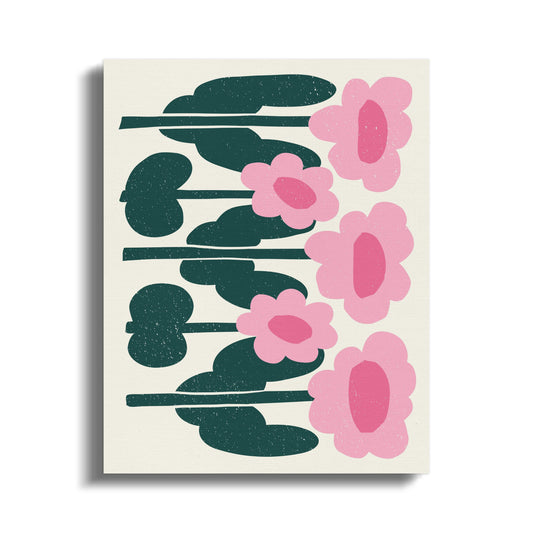 Premium Poster of Beautiful Floral Artwork for Vibrant Homes Canvas Wraps