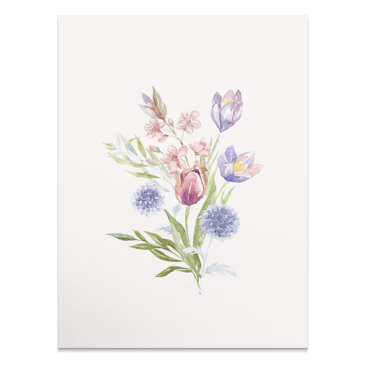 Premium Poster of Beautiful Floral Bouquet Illustration Art Posters