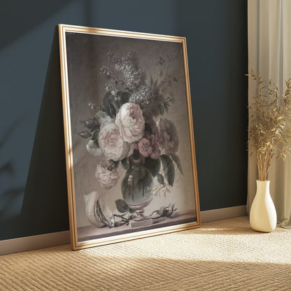 Premium Poster of Beautiful Floral Bouquet Still Life Art Posters